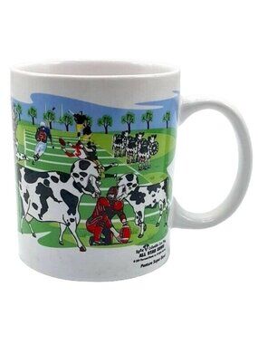 Sherwood Cow Mug Sports All-Star Baseball World Series Football Super Bowl 10oz